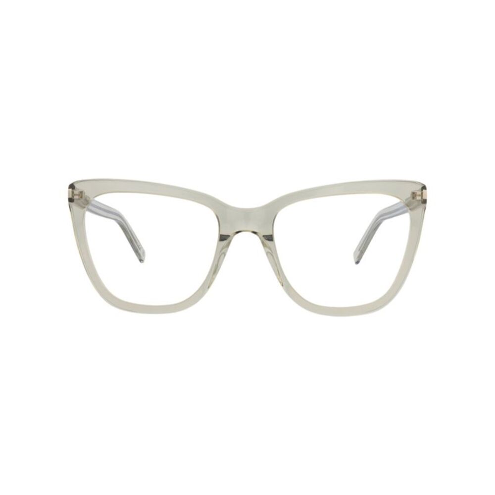 Saint Laurent Cat Eye-Frame Acetate Optical Frames Green Womens